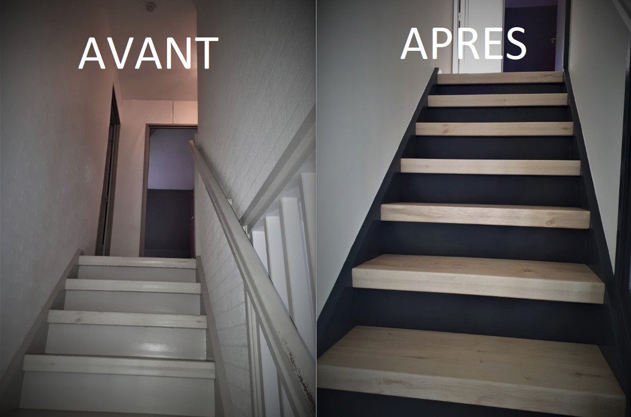 Rénovation d'escalier